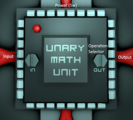 Logic Processor Variation: Unary Math Unit