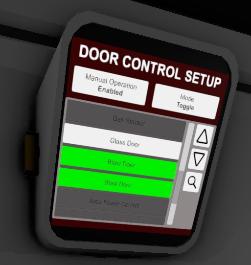 Controls, DOORS Wiki